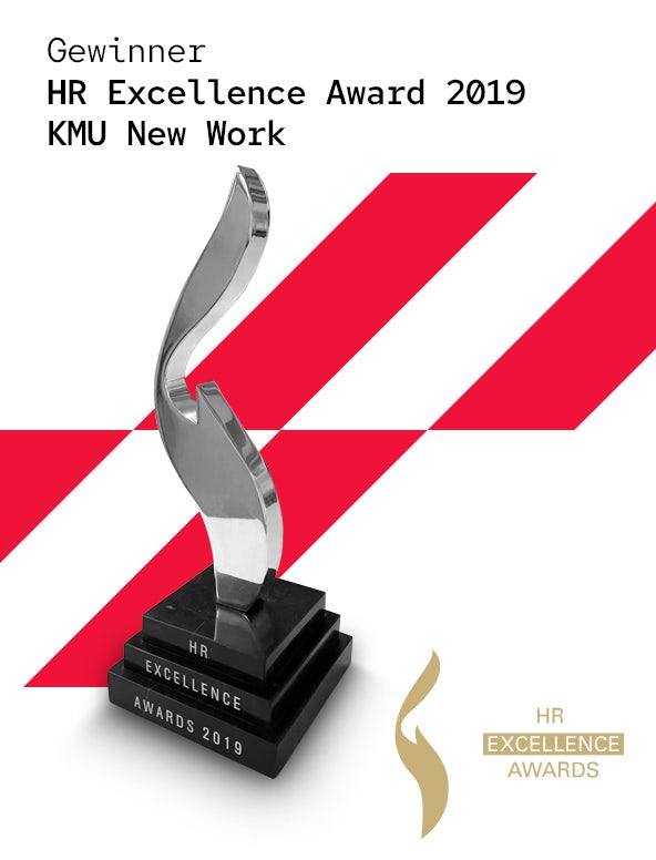 HR Excellence Award 2019 KMU New Work für Präsentationsagentur K16