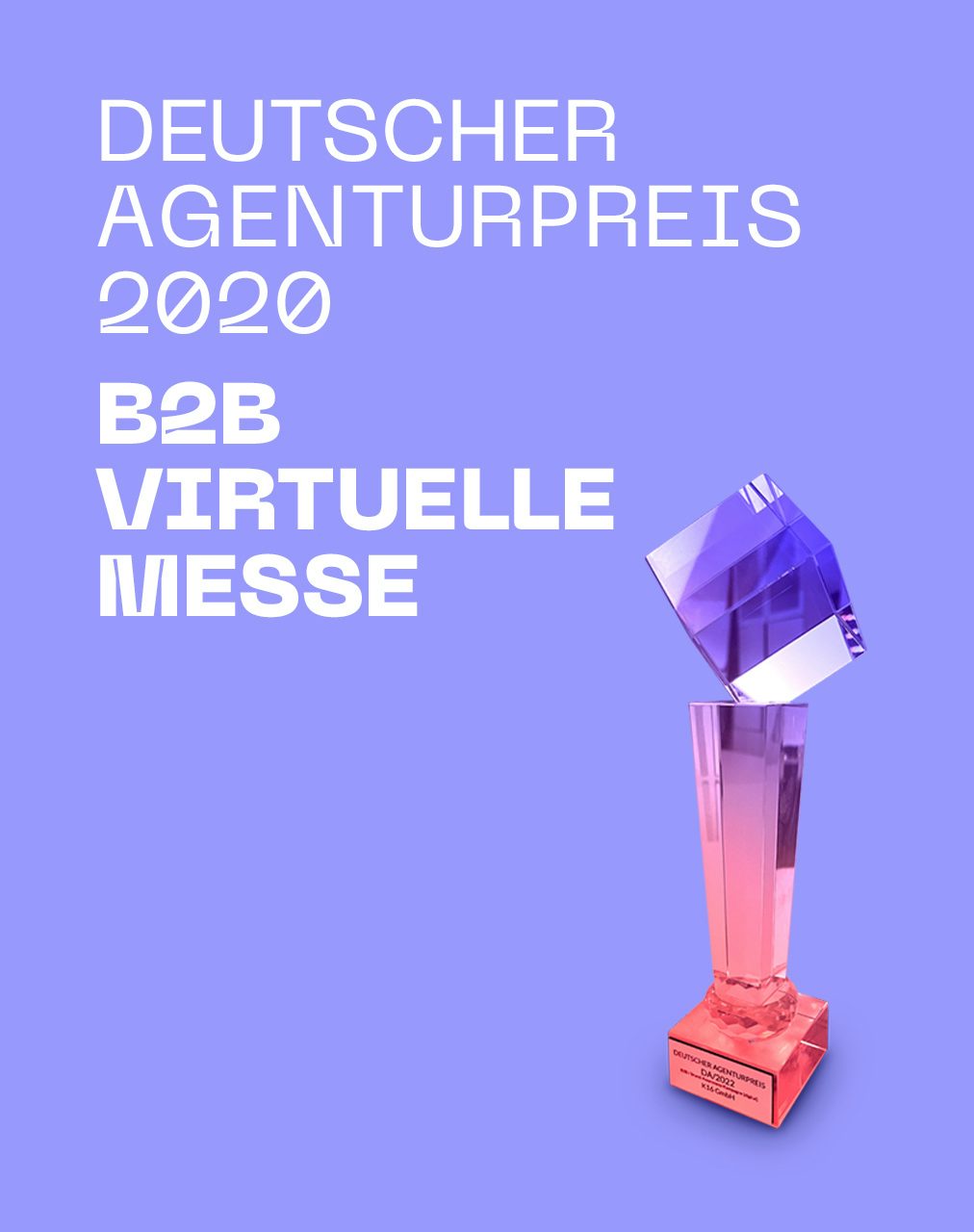 Deutscher Agenturpreis 2020 B2B Virtuelle Messe
